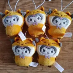 サンリオキャラクターズ どうぶつ着ぐるみマスコット キツネ編 クロミ 5個