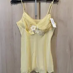 WACOAL PARFAGE イエロー キャミソール　　85