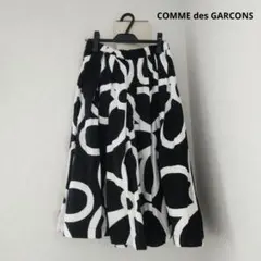 ●コムデギャルソン●フラワー 花柄 プリント スカートのサムネイル