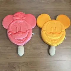東京ディズニーリゾート　ミッキー　ミニー　アイスバー　ぬいぐるみ　クッション