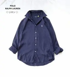 SNJ様専用ポロ ラルフローレン BLAKE リネンシャツ 長袖 サンド - メルカリ