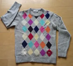 addabot ダイヤモンドパターン セーター