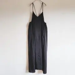 【AMERICAN HOLIC】（F）ドット柄ストラップマキシ丈ワンピース