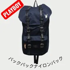 【美品】PLAYBOY プレイボーイ ナイロン バックパック / リュックのサムネイル