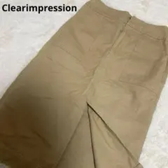 Clearimpression musee✨ベージュスカート　サイズ2 S〜M
