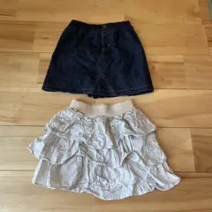COMME CA ISM スカート 2点セット 100cmのサムネイル