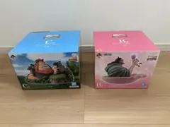 ワンピースのReviable Moment B賞とC賞のフィギュアセット。