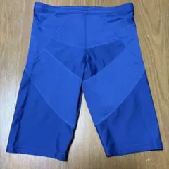 ユニクロ　スエットハーフパンツ　ブルーBODY TECH Lサイズ　美品
