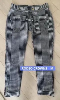 ロデオクラウン　RODEO CROWNS ギンガムチェック パンツ Mサイズのサムネイル