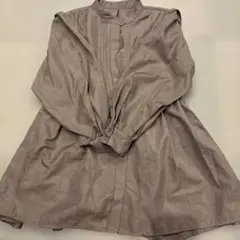 ブラウン　M サイズ 長袖ワンピース　vis