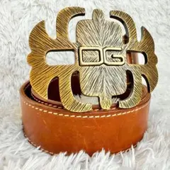 【希少&美品】廃盤 DOLCE&GABBANA ベルト DG スパイダー