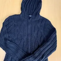 レディース フルジップセーター