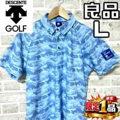 早い者勝ち✨】デサントゴルフ メンズ 半袖 ポロシャツ M マルチカラー