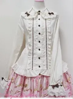 angelic pretty ティアラレースはしごリボン付け袖ブラウス Angelic Pretty ティアラレースはしごリボン付け袖ブラウス - メルカリ