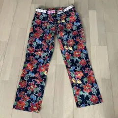 Columbia 花柄カジュアルパンツ ネイビーのサムネイル