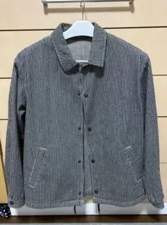 GU ストライプ柄カジュアルジャケット Mサイズ