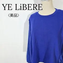 【美品】イ リベア 異素材ドッキングカットソー　ドロストスエット F