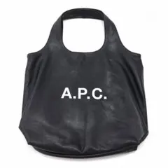 A.P.C. トートバッグ ブラック　にょこさん専用 A.P.C. トートバッグ ブラック にょこさん専用 - メルカリ