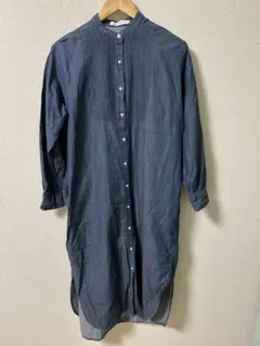 AMERICAN HOLIC 長袖シャツワンピース Mサイズ ダークブルー