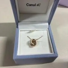 Canal 4℃ ダブルリング ネックレス ピンクゴールドのサムネイル