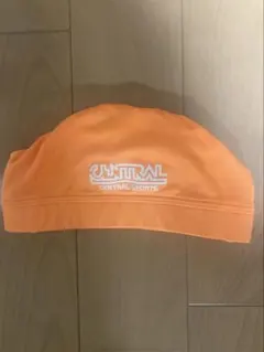 セントラルスポーツ　スイミングキャップ　オレンジ　Lサイズ