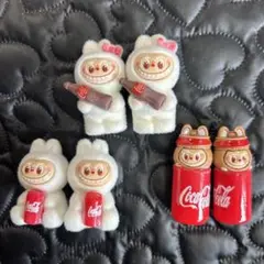 コーラ　ラブブ　フィギュア　穴ありフィギュア　6個セット