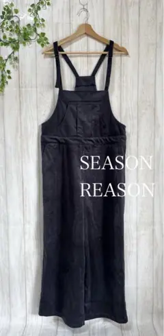 SEASON REASON レディース ベロア コーデュロイ サロペット