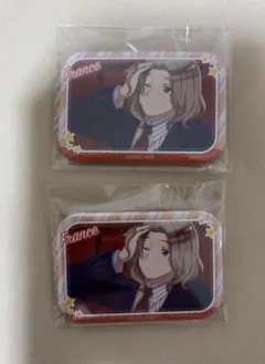 ヘタリア スクエア缶バッジセット フランス