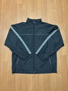 FIRST DOWN 黒 ナイロンジャケット