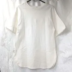 GU　ジーユー　白　半袖Tシャツ　綿１００％　S　オーバーサイズ
