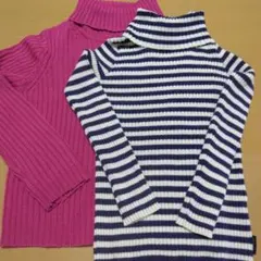 ❹ニットセーター 長袖 2枚セット