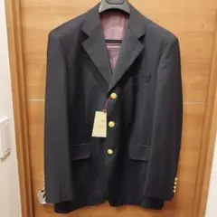 【新品、未使用、タグ付き】TAYLOR　ブレザー　紺ブレ　濃紺　金ボタン　ウール