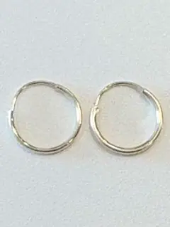 14K YG フープピアス