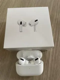 AirPods Pro Apple純正 箱付き 新品イヤーチップ付 充電ケース付