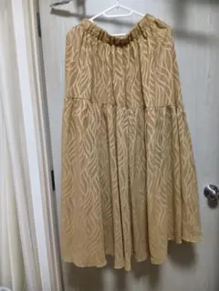 N°9286!　ティアード　フレア　ロングスカート