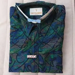 TRUSSARDI トラサルディ '80年代バブル期 ウールシャツ