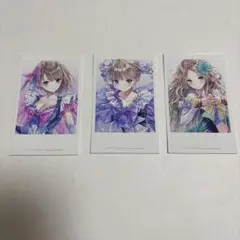 BLUE REFLECTION 特典　生写真風ブロマイド カー 3種