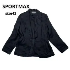 希少　SPORTMAX リネン100% ブラック　テーラードジャケットのサムネイル