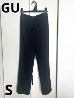 GU リブプルオンパンツ（ブラック）S