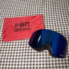 D:RECT スノーボードゴーグル 収納袋付き