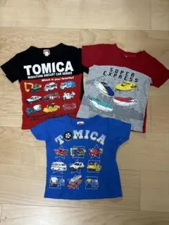 TOMICA ・新幹線Tシャツ 80cm 3枚セット