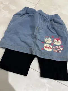 アンパンマン ドキンちゃん コキンちゃん デニムスカート 80