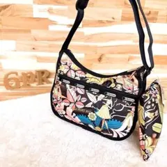 レスポートサック ハワイ限定 刺繍 ショルダーバッグ ヴァイン 花柄 