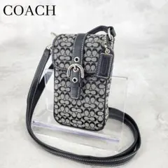 COACH ミニシグネチャー ソーホー ミニショルダーバッグ ブラック Y2K