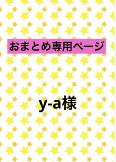 y-a 様★おまとめ専用★2点