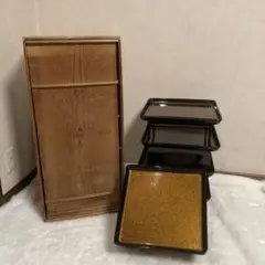 能登　輪島塗　中高本膳　5セット