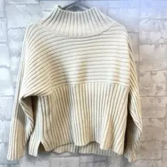 ROPÉ PICNIC リブ編みハイネックセーター 38