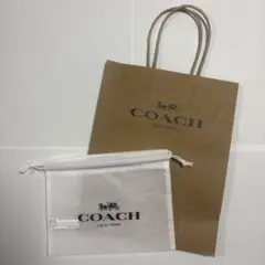 COACH ショッピングバッグとポーチセット