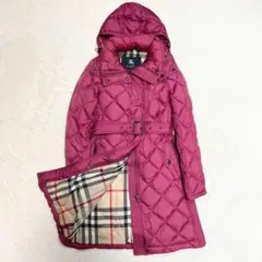 BURBERRY ダウンジャケット メガチェック キルティング 2way 刻印