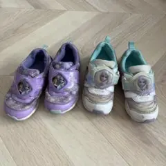 アナと雪の女王 スニーカー 2足セット　18cm